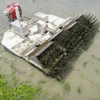 ブラシローラー型水田除草ロボット